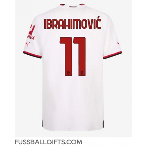 AC Milan Zlatan Ibrahimovic #11 Fußballbekleidung Auswärtstrikot 2022-23 Kurzarm